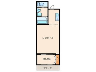 グランソレイユ三軒家の物件間取画像